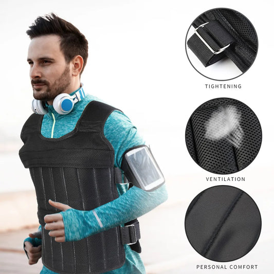 Loading Weight Vest Jacket for Running Training