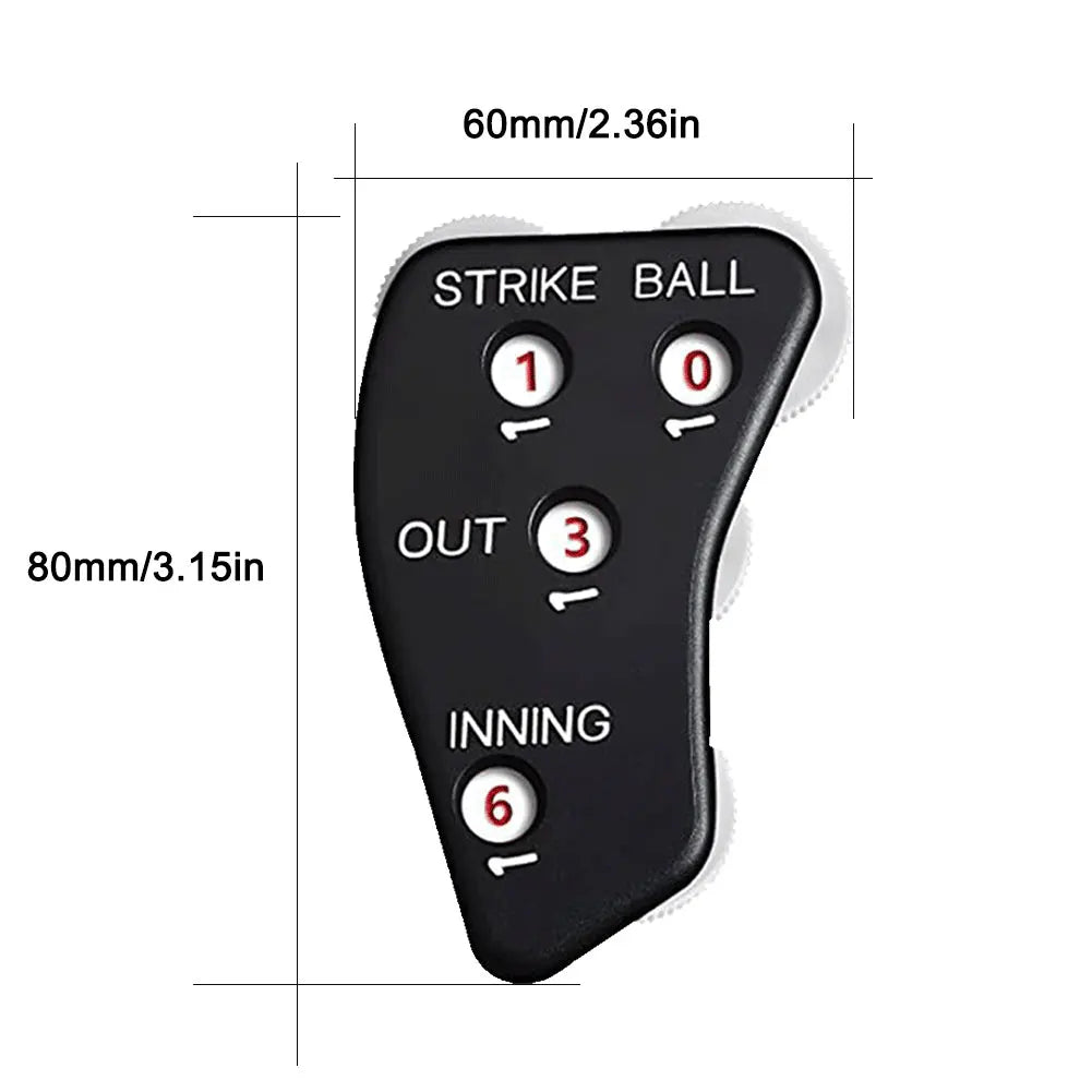 4 Wheel Non-Slip Baseball Umpire Clicker