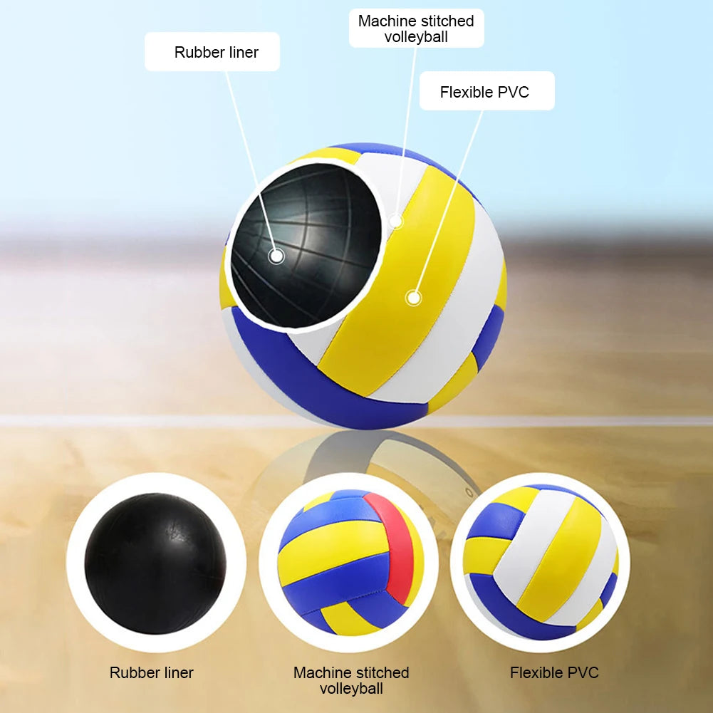 Size 5 Volleyball Professional Competition Volleyball Beach Volleyball Recreational Volleyball for Gym Beach