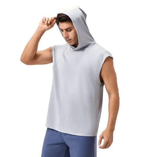 Men Quick Drying Basketball Hooded Vest