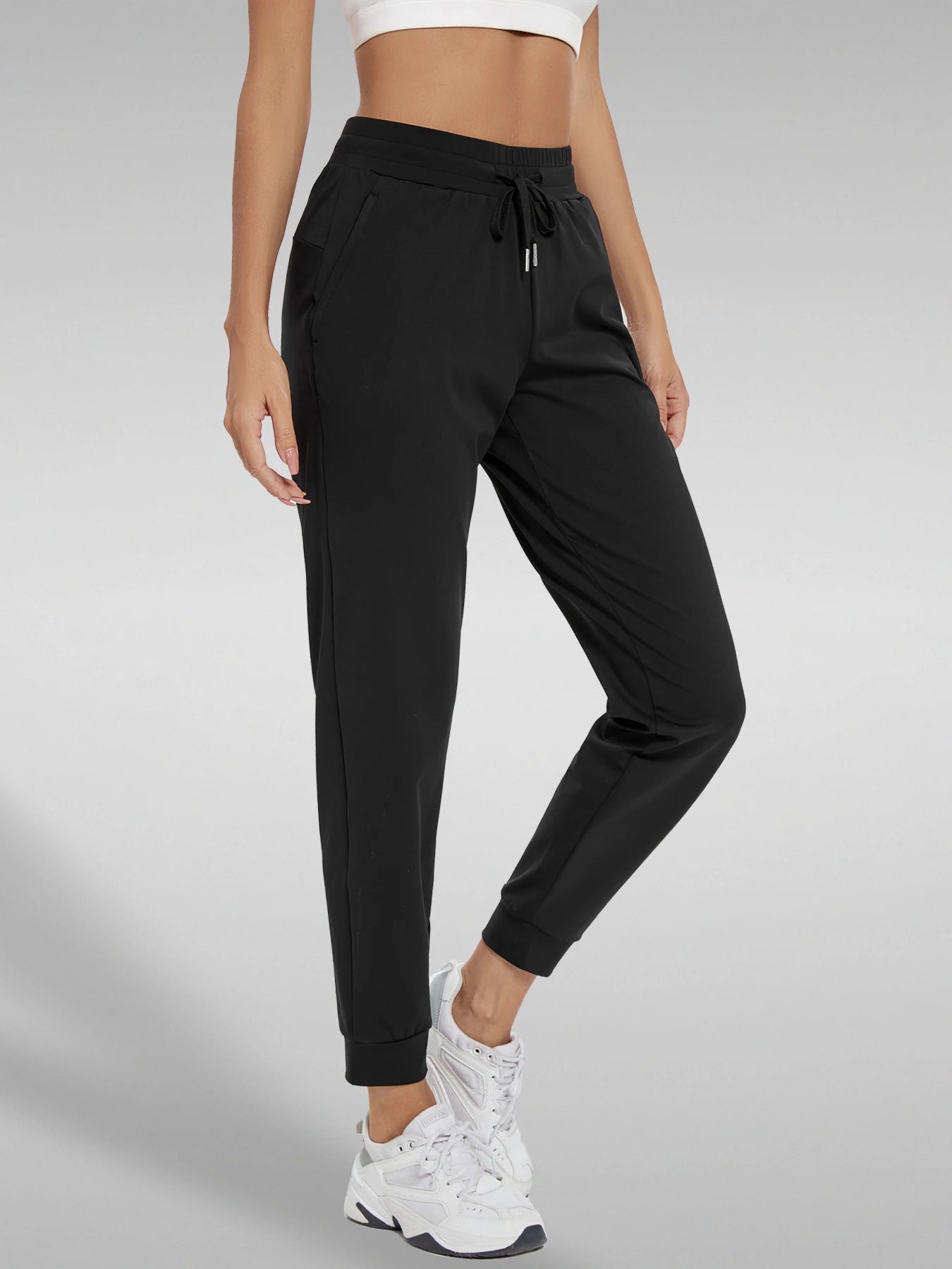 Women's Joggers with Pockets High Waisted