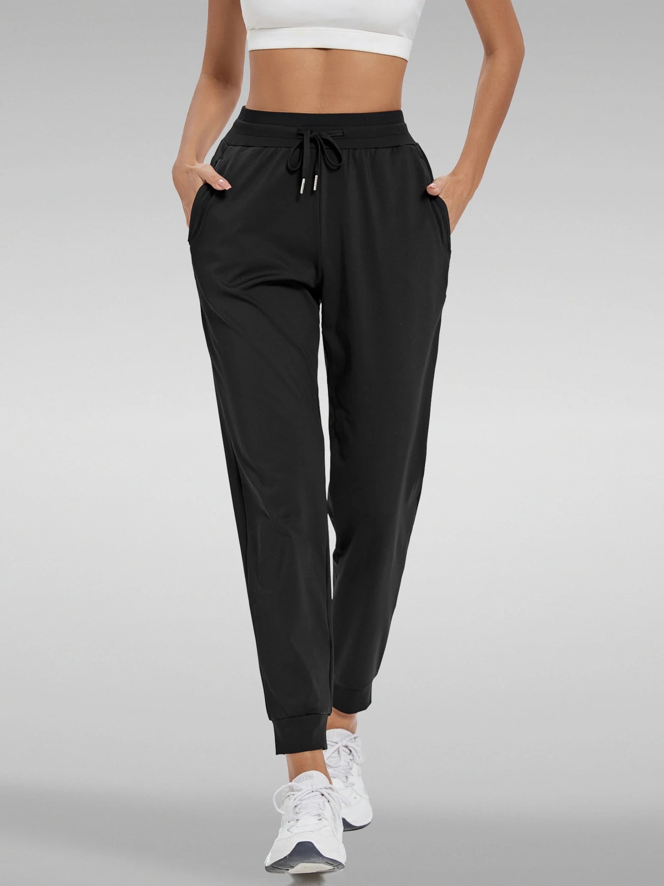 Women's Joggers with Pockets High Waisted