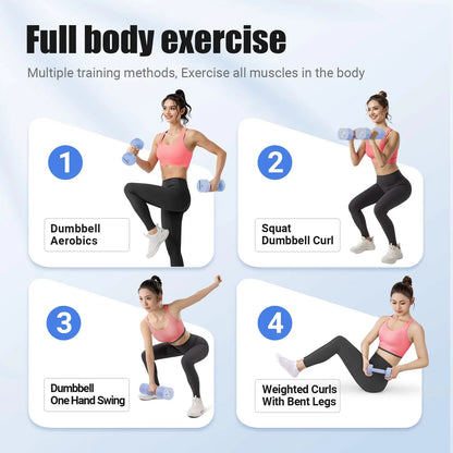 Adjustable Dumbbell Set of 2 for Women