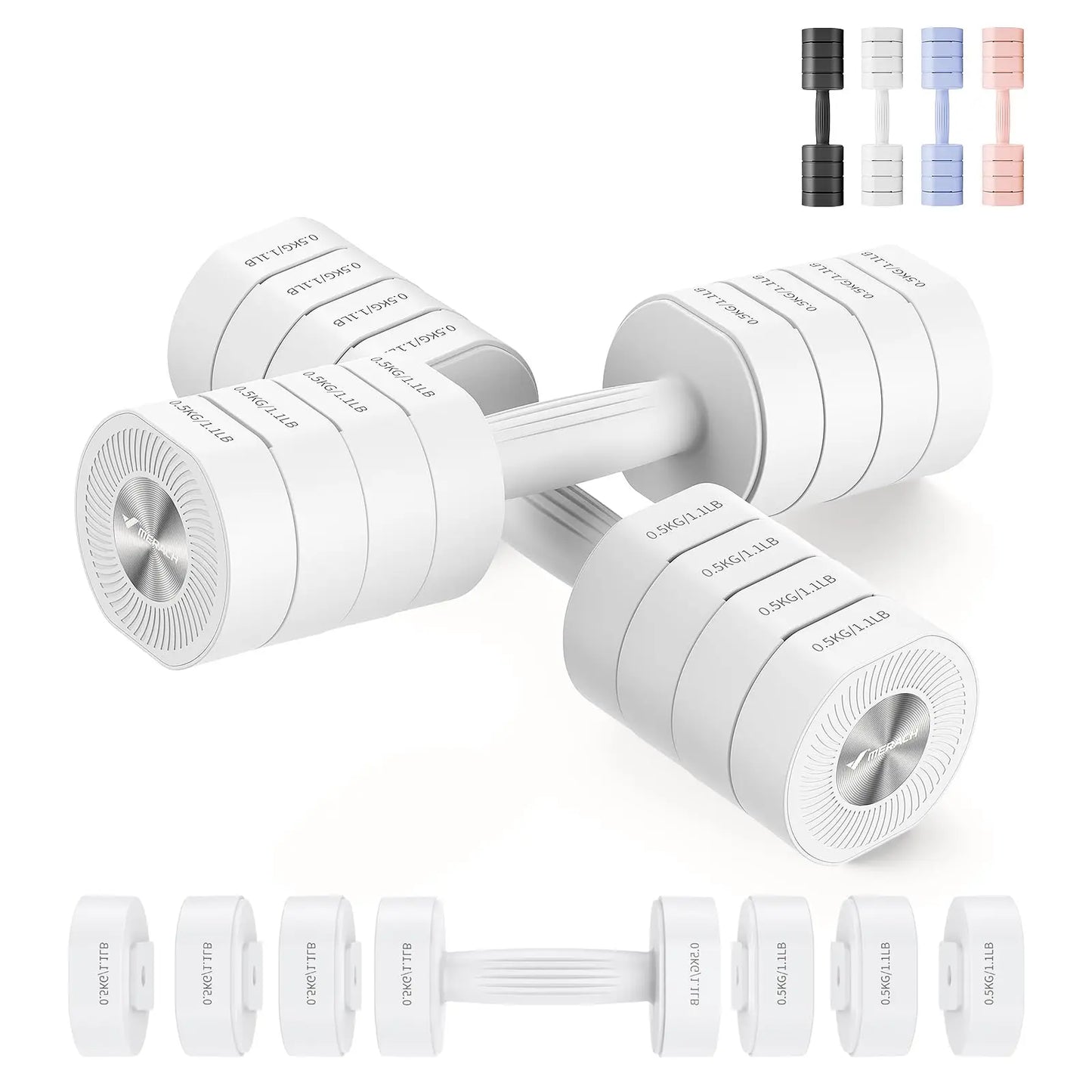 Adjustable Dumbbell Set of 2 for Women