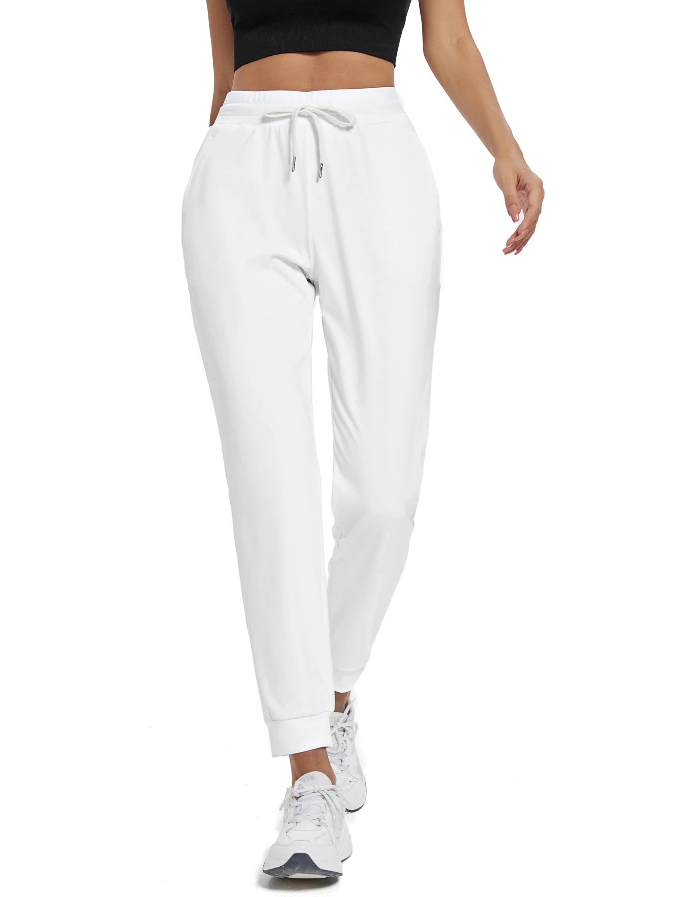 Women's Joggers with Pockets High Waisted