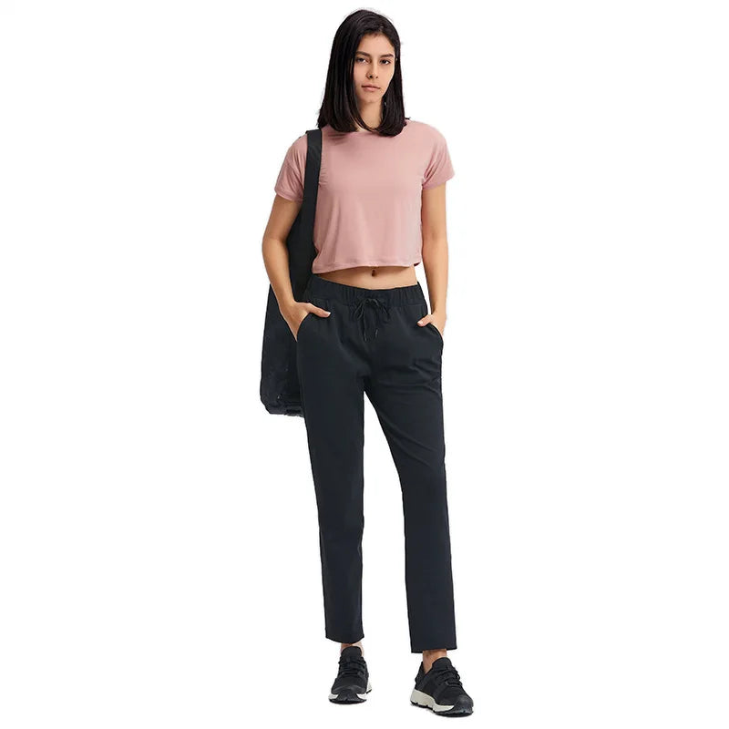 Loose Blouses Women Seamless Sport t-Shirts