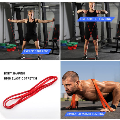 8 Level Resistance Bands Crossfit Latex Loop Strap Expander