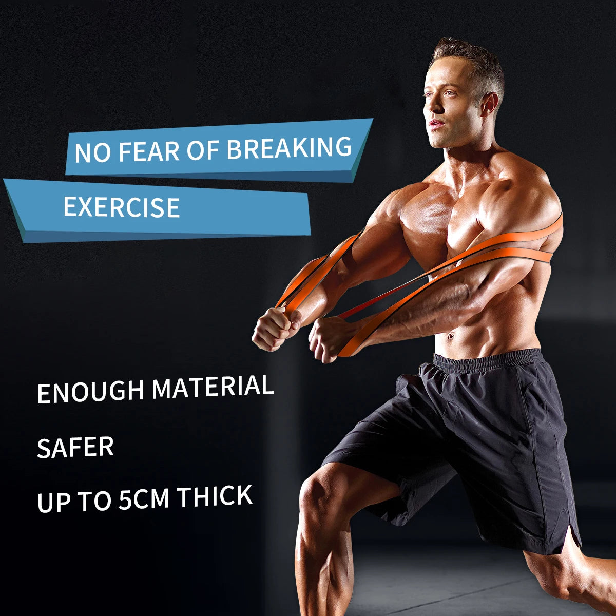 8 Level Resistance Bands Crossfit Latex Loop Strap Expander