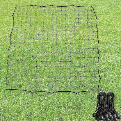 Soccer Rebounder Net with 20 Elastic Ropes