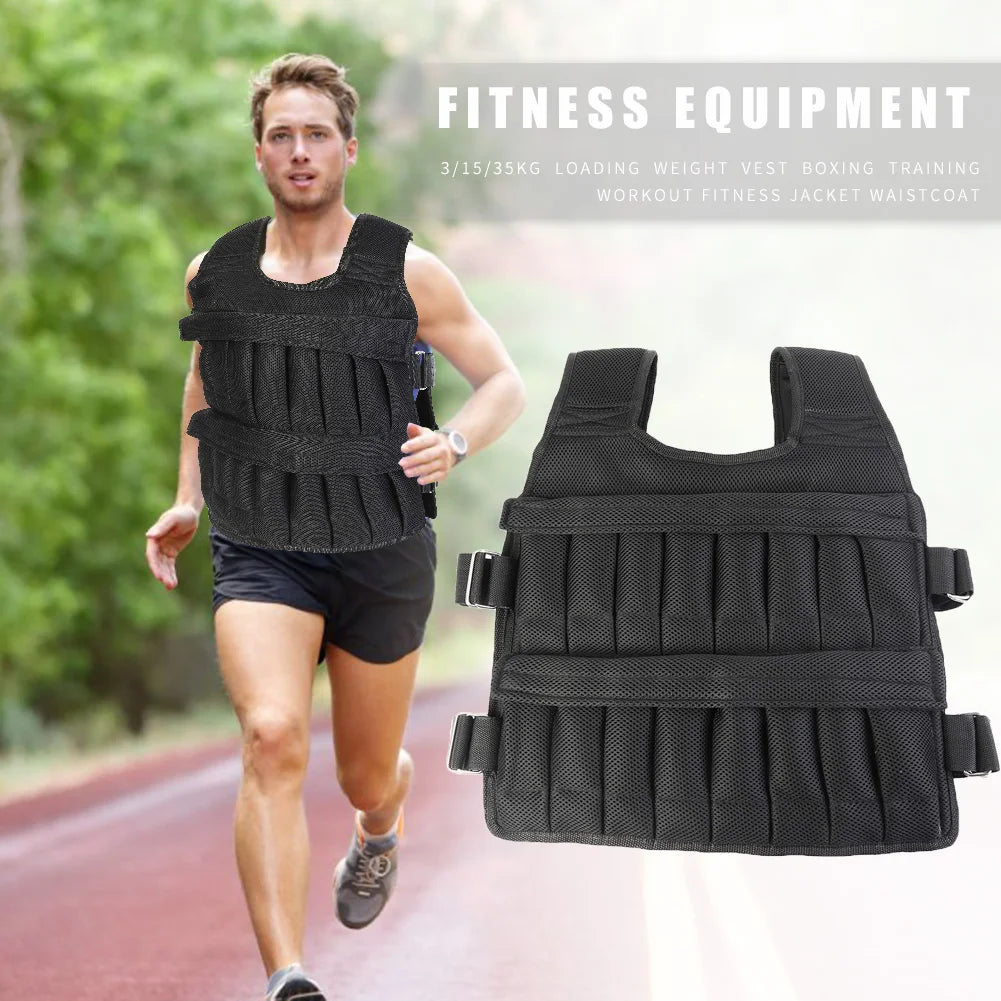 Loading Weight Vest Jacket for Running Training