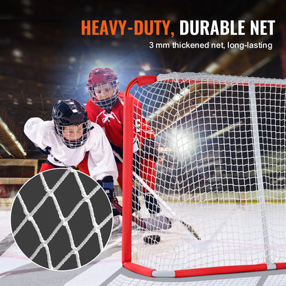 Portable Lightweight Steel Youth Street Hockey Net Goal