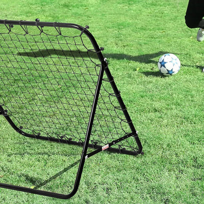 Soccer Rebounder Net with 20 Elastic Ropes