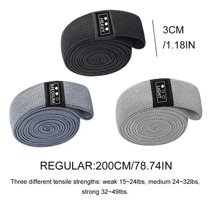 3Pcs Long Resistance Exercise Bands