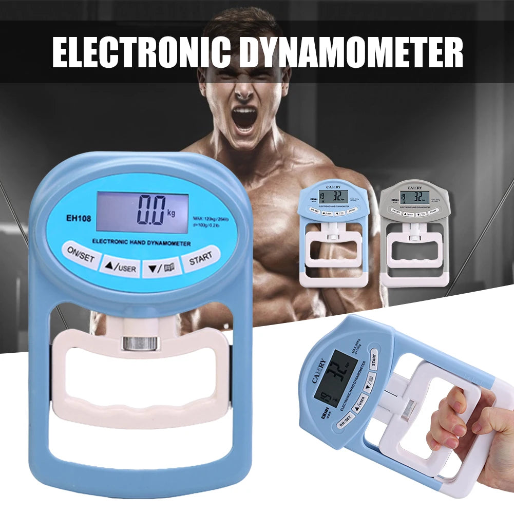 Grip Strength Tester 268Lbs/120Kg Digital Hand Dynamometer