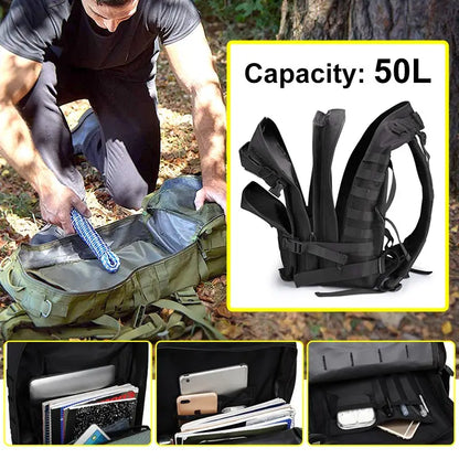45L/25L Men's Large Capacity Tactical Backpack Rucksacks