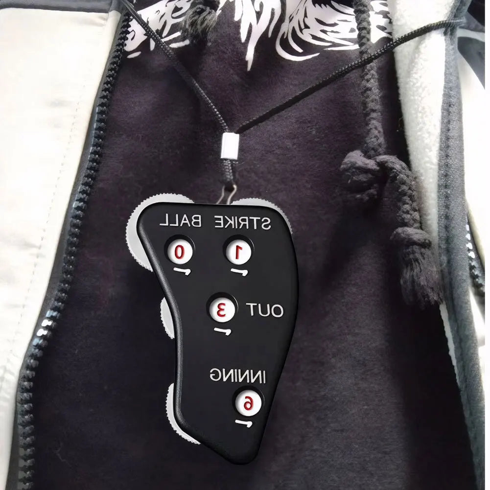 4 Wheel Non-Slip Baseball Umpire Clicker