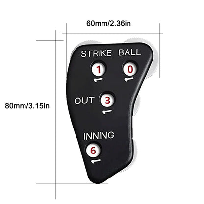 4 Wheel Non-Slip Baseball Umpire Clicker