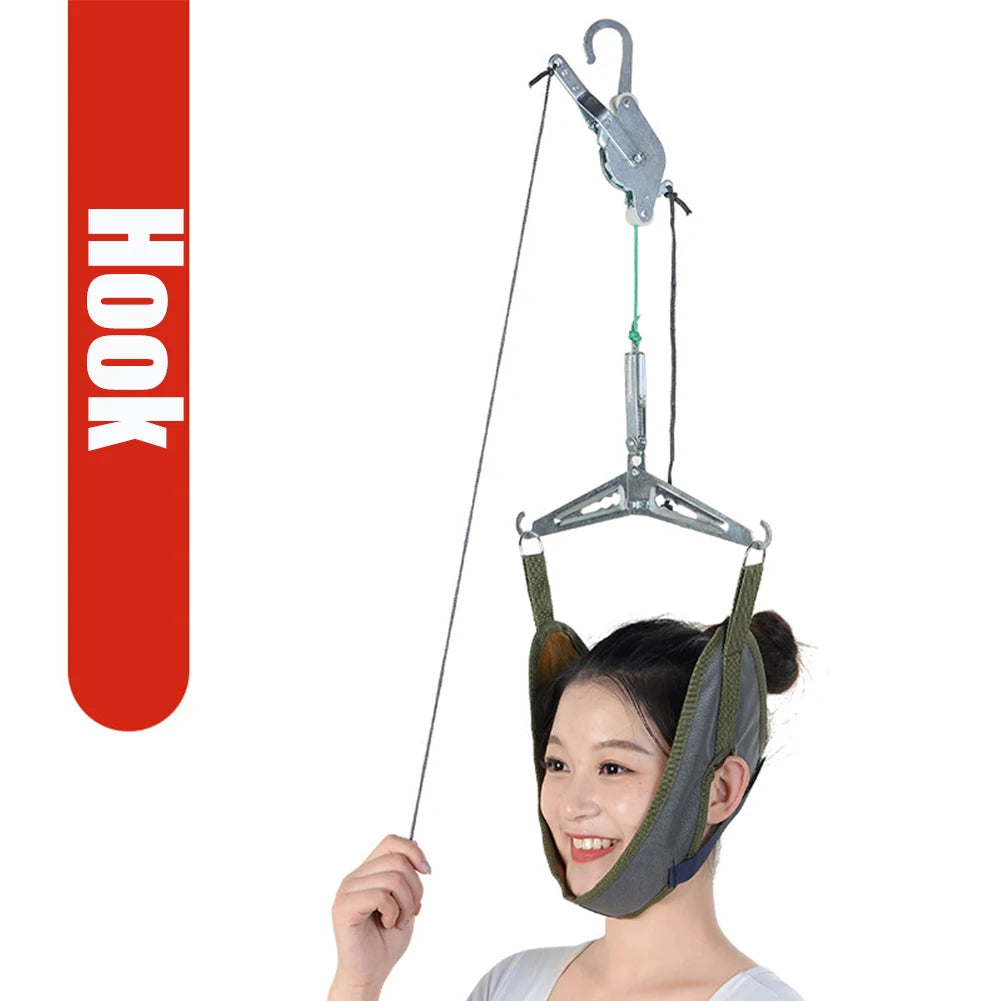 Adjustable Pain Relief Portable Door Suspension Posture Correction Head Massager Set