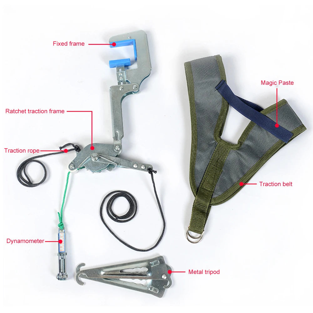 Adjustable Pain Relief Portable Door Suspension Posture Correction Head Massager Set