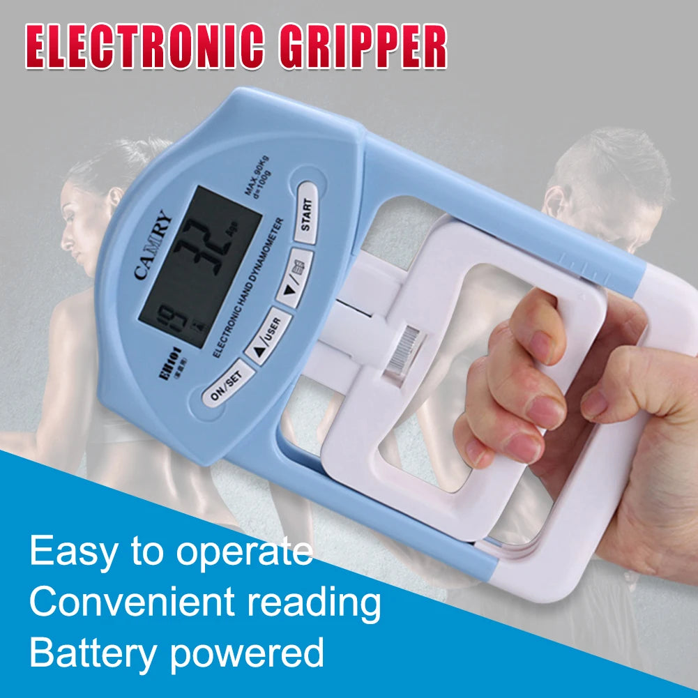 Grip Strength Tester 268Lbs/120Kg Digital Hand Dynamometer