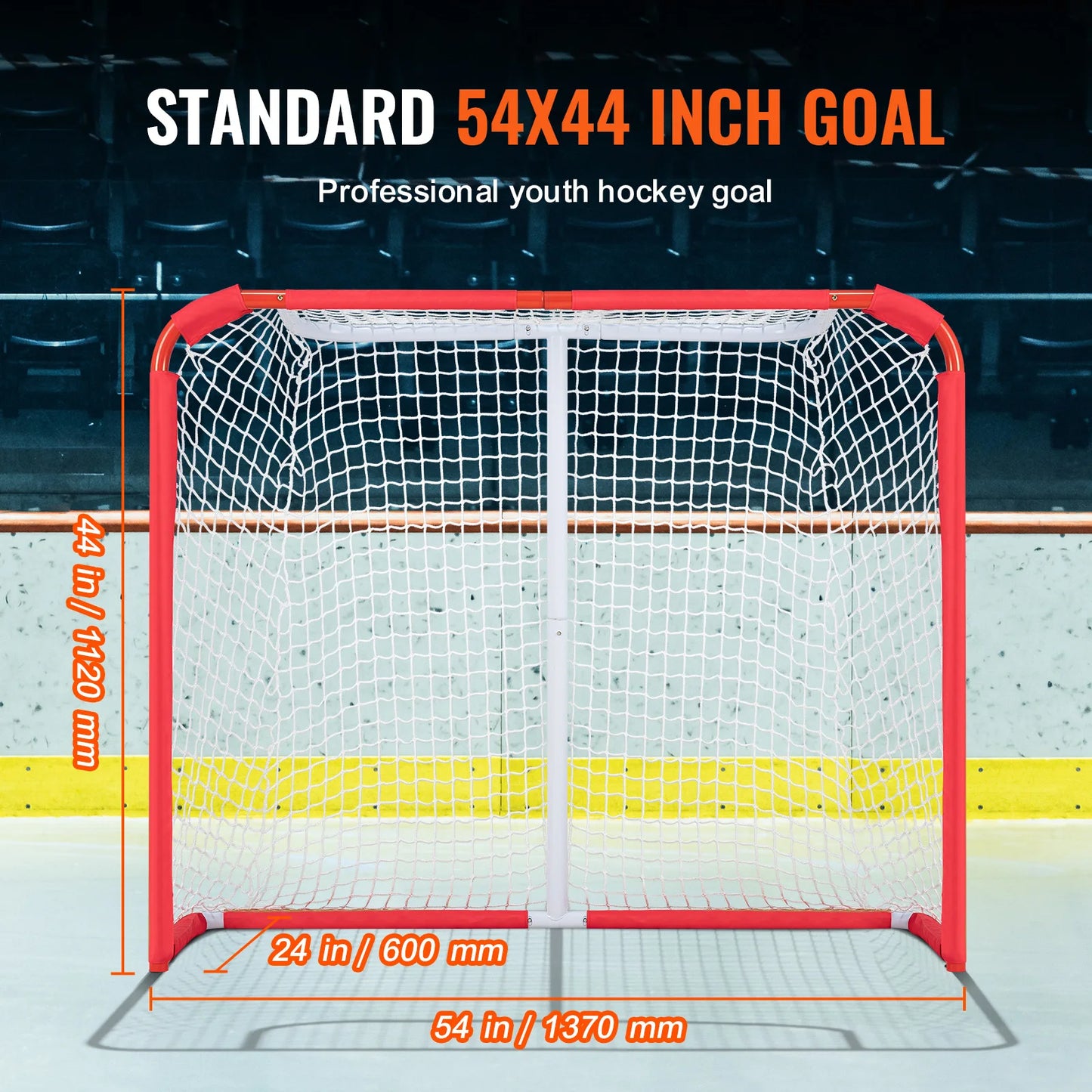 Portable Lightweight Steel Youth Street Hockey Net Goal