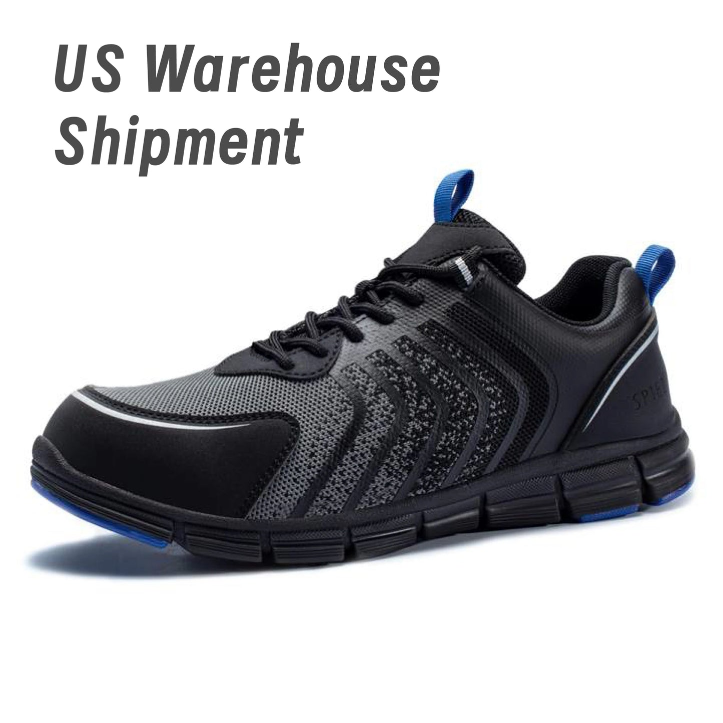 Composite Toe, Non-Slip, Puncture-Proof, Lightweight & Breathable Sneakers