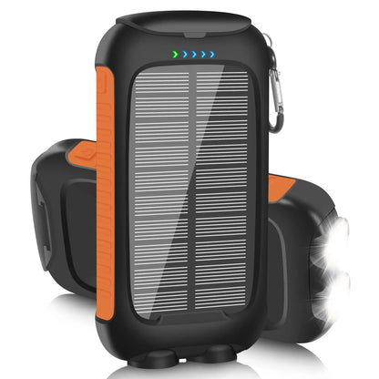 10000mAh Portable Waterproof Fast Charge Solar Power Bank