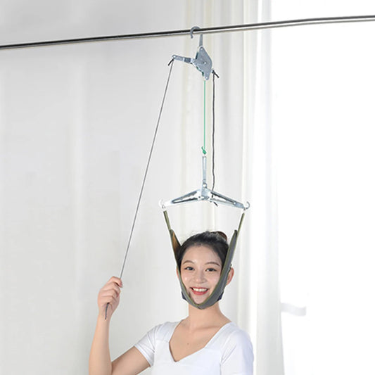 Adjustable Pain Relief Portable Door Suspension Posture Correction Head Massager Set