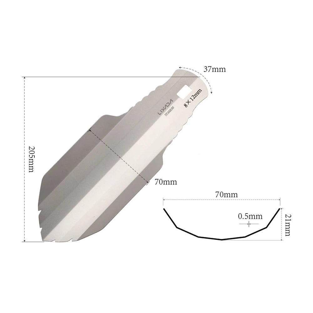 Camping Titanium Hand Trowel