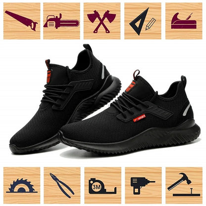 Safety Anti-Smashing Steel Toe Shoes