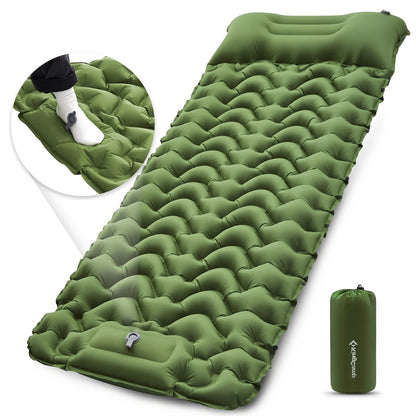 Ultralight Self Inflating Sleeping Pad with Pillow