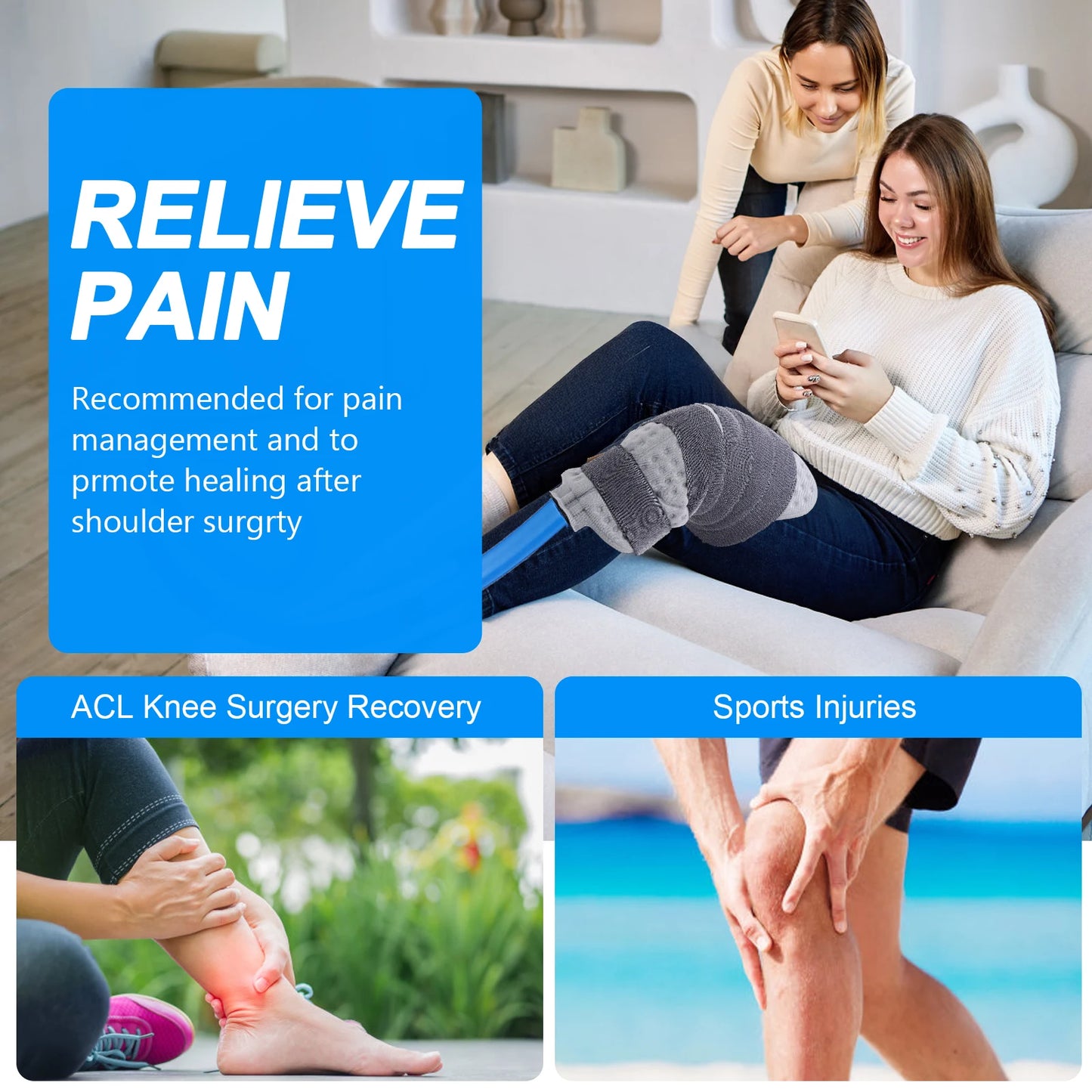 Cold Therapy Machine Knee Replacement Recovery System