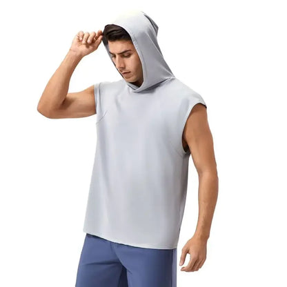 Men Quick Drying Basketball Hooded Vest