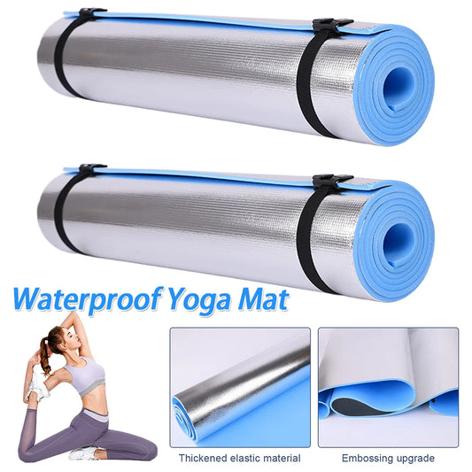 Thickened Aluminum Membrane Waterproof Yoga Mat