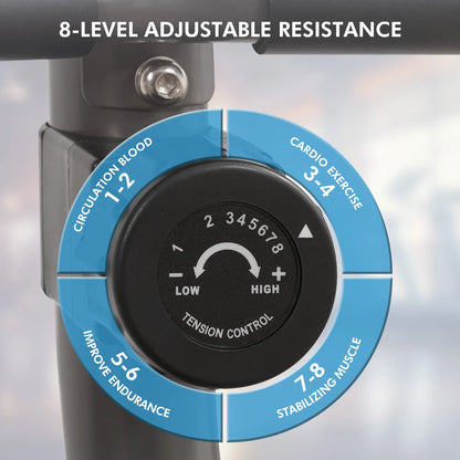8 Levels Recumbent Exercise Bike