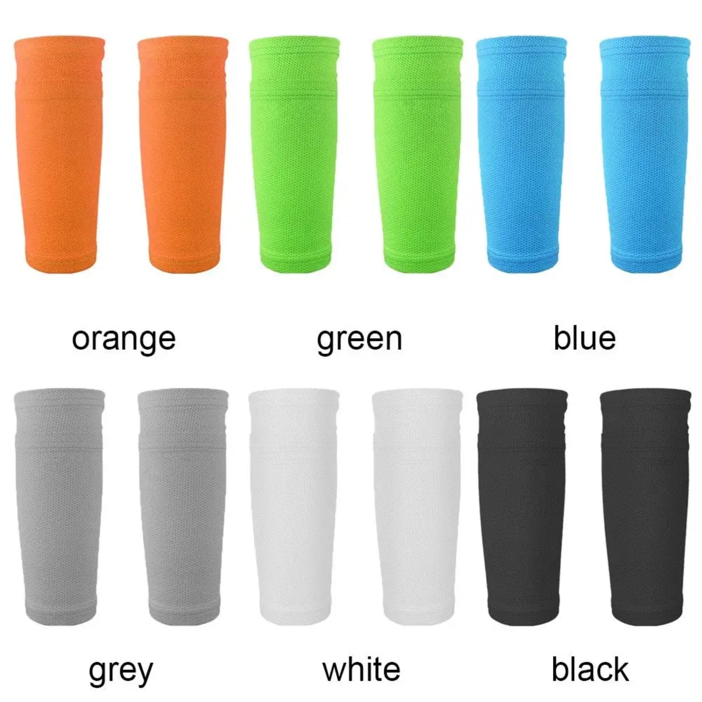 1 Pair Football Shin Pads Socks Guard Sleeves