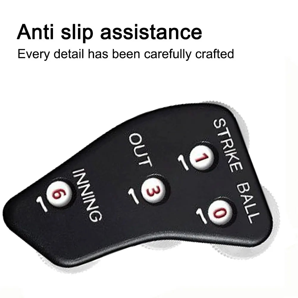 4 Wheel Non-Slip Baseball Umpire Clicker