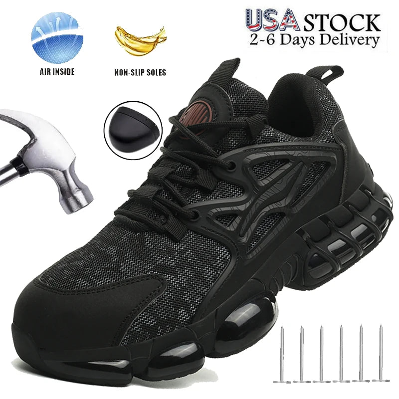 Breathable Anti-puncture Steel Toe Shoes