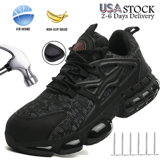 Breathable Anti-puncture Steel Toe Shoes