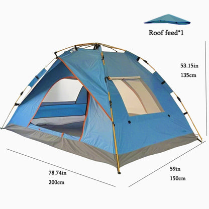 Extra-Large Lightweight Tent with Mesh Screen