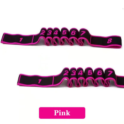 Stretchable & Durable Elastic Polyester Yoga Pull Strap Belt