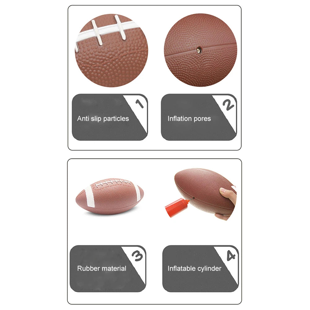 Teenagers Anti Slip American Football  with Inflator